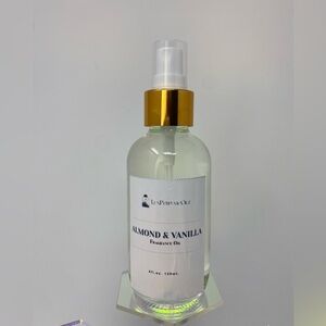 Almond & Vanilla Fragrance Oil, Natural Scent Blend - 4 Oz. (120 ML) Spray